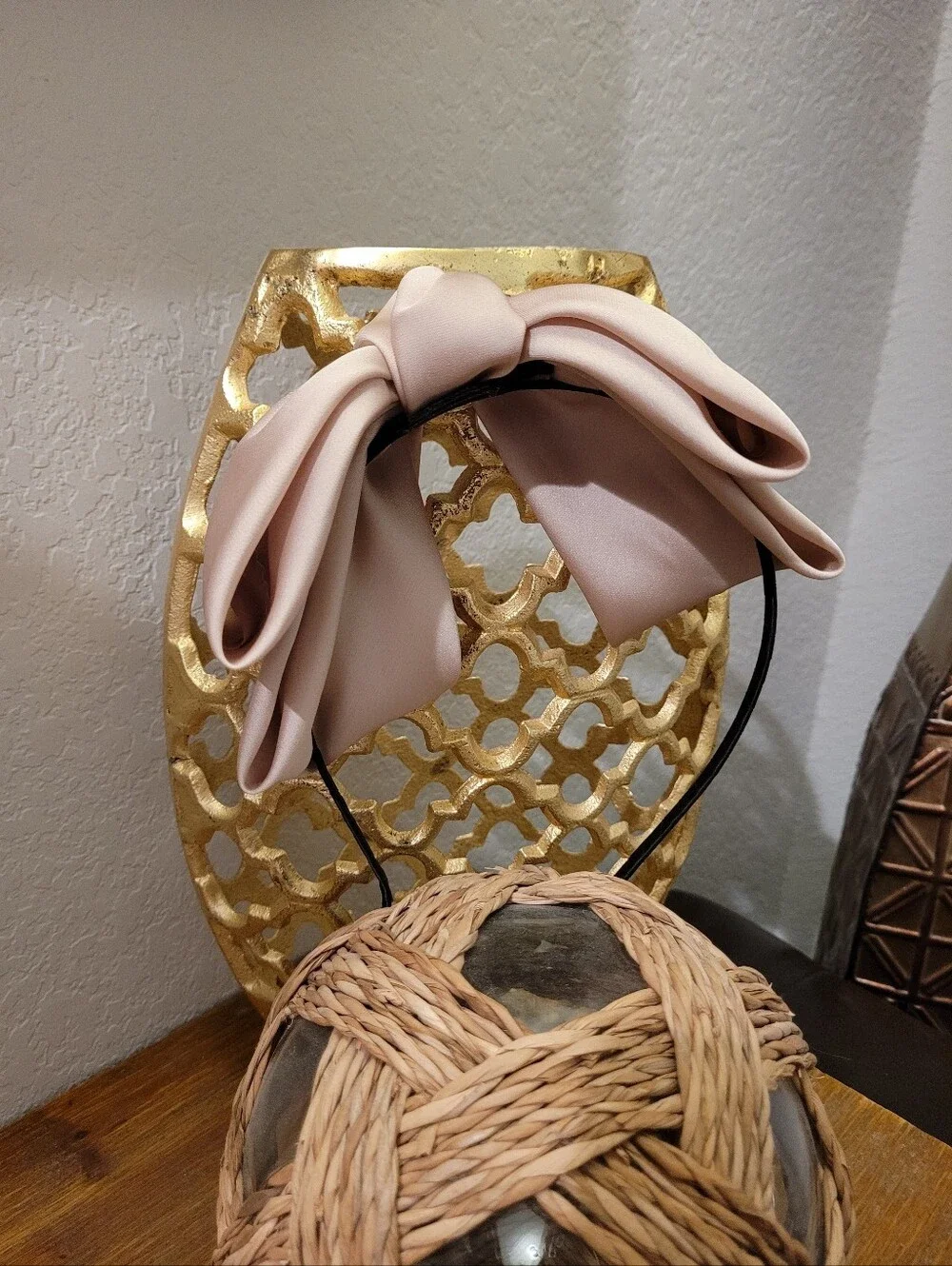 Free People Champagne Bow Headband